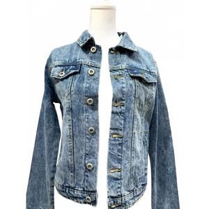 NEW CAMEL THREADS women's tiger jacket in light denim pink